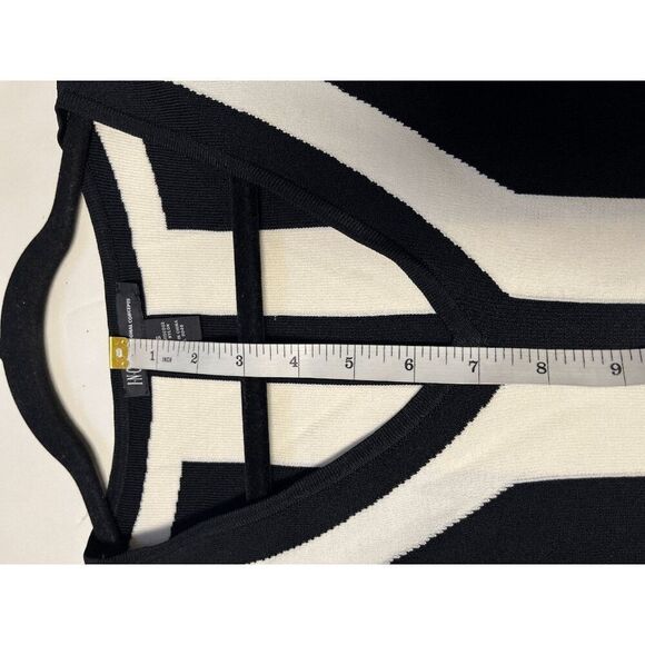 INC International Concepts Formal Womens Long Sleeve Bodycon Dress Striped Small - Picture 2 of 7